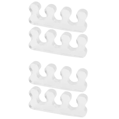 Silicone Manicure Pedicure Nails Finger Separator Flexible Finger Toe Spacer Separation Straighteners Tool Personal Health Care