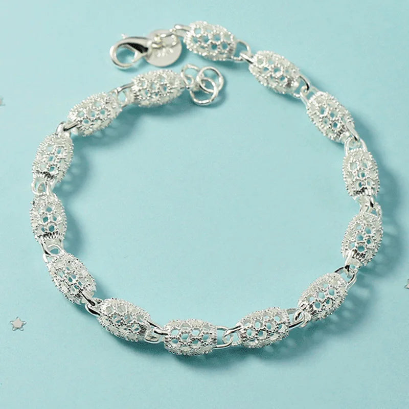 925 Sterling Silver Ball Necklace Bracelet Set for Woman Luxury Original Multi Layer Beads Jewelry Set Party Exquisite Jewelry