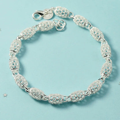 925 Sterling Silver Ball Necklace Bracelet Set for Woman Luxury Original Multi Layer Beads Jewelry Set Party Exquisite Jewelry