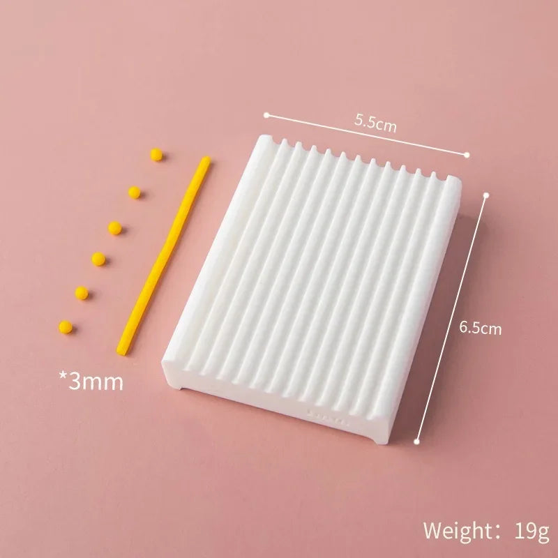 2-in-1 Rubbing Strip Soft Ball Mold Pottery Hand Rolling Shaping Maker for Clay Bead DIY Jewelry Earring Handmade Craft Supplies