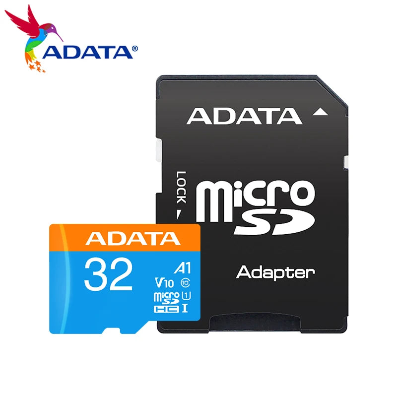 ADATA Micro SD Card 32GB 64GB 128GB 256GB A1 Memory Card C10 UHS-I High Speed Memory Card micro SDXC card with adapter for Phone