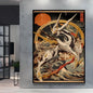 High Quality Pokemon Arcanine Pikachu Wall Painting with Unique Designs and Gorgeous Colors Adding A Touch of Brightness To Wall