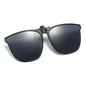 Polarized Clip On Sunglasses Men Car Driver Goggles Night Vision Glasses Anti Glare Vintage Square Glasses