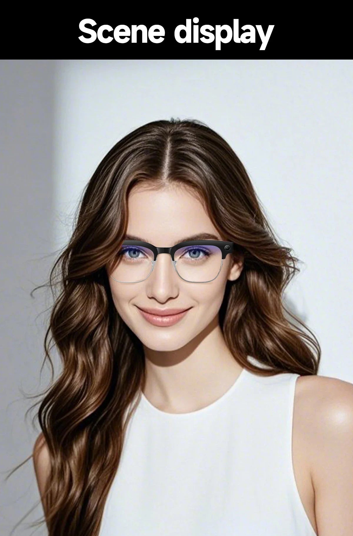 W630 800W HD Smart Glasses for Men And Women AI Intelligent Translation WiFi Transmission Photo & Video Recording Glasses