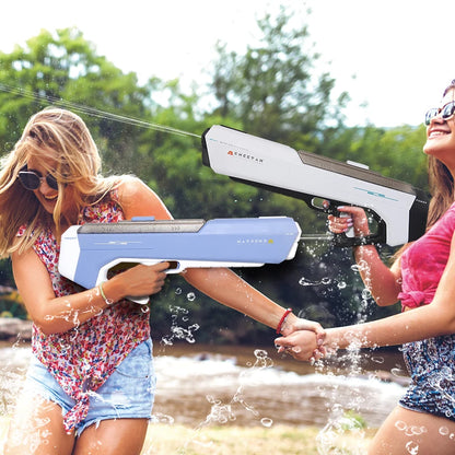 Mini Electric Automatic Water-Absorbing Water Gun with Modular Battery,Large-Capacity High-Pressure Water Spray Toy for Children