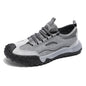 Men's Beige Breathable Sports Board Shoes Autumn 2026 Fashionable Versatile Thick Sole Canvas Lace-Up Casual Running Shoes