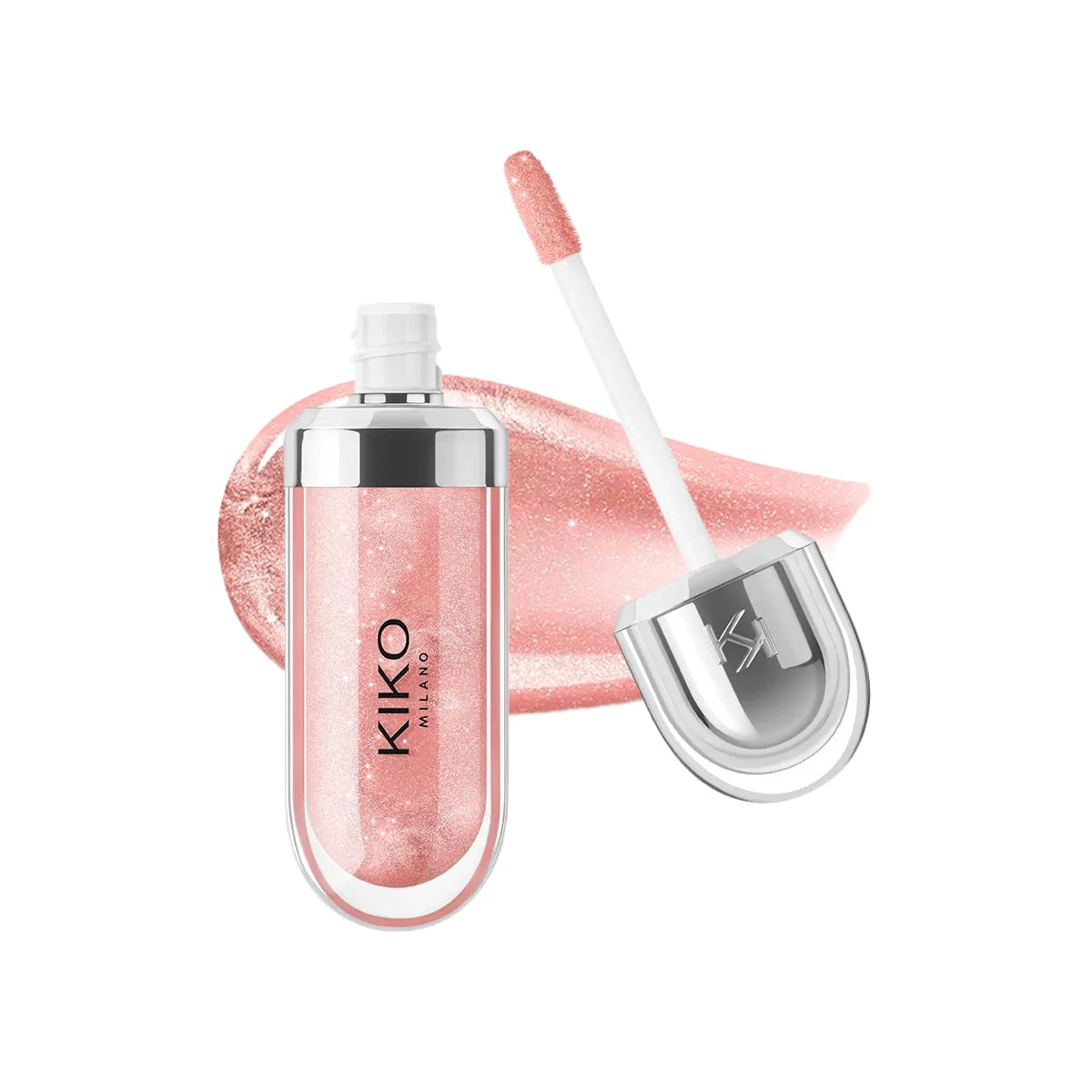 Kiko 3D Hydra Lip Gloss Non-fading Waterproof Blusher Moisturizing Shimmer Makeup Lip Gloss Lipstick Brun Pearly Mauve Liner