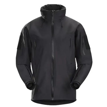 ARC LEAF GEN2 3 Layer Taped Seam Tactical Hard shell Jacket Men's Outdoor Waterproof Windproof Hooded Coat for Hiking Camping