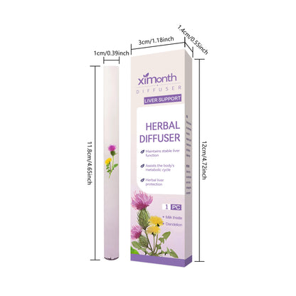 Herbal Diffuser Lung Cleanse Detox Stick Menthol Refreshing Mind Enhance Breathing Aromatherapy Relaxing Body Improve Sleep Aid