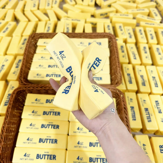Realistic Butter Stick Squeeze Toy Slow Rebound Soft Sensory Fidget Gadget Stress Relief Plaything for Home and Office Use
