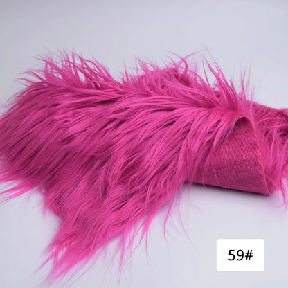 8cm Pile Length Imitation Fur Fabric Diy Cosplay Clothing Hairy Fur Fabric Bundle Long Hair Plush Fabrics By Meters Liquidations