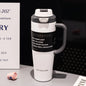 JUSTINLAU 1PC 1200ML Large Capacity Stainless Steel Insulated Cup Car Travel Outdoor Camping Coffee Beverage Water Bottle