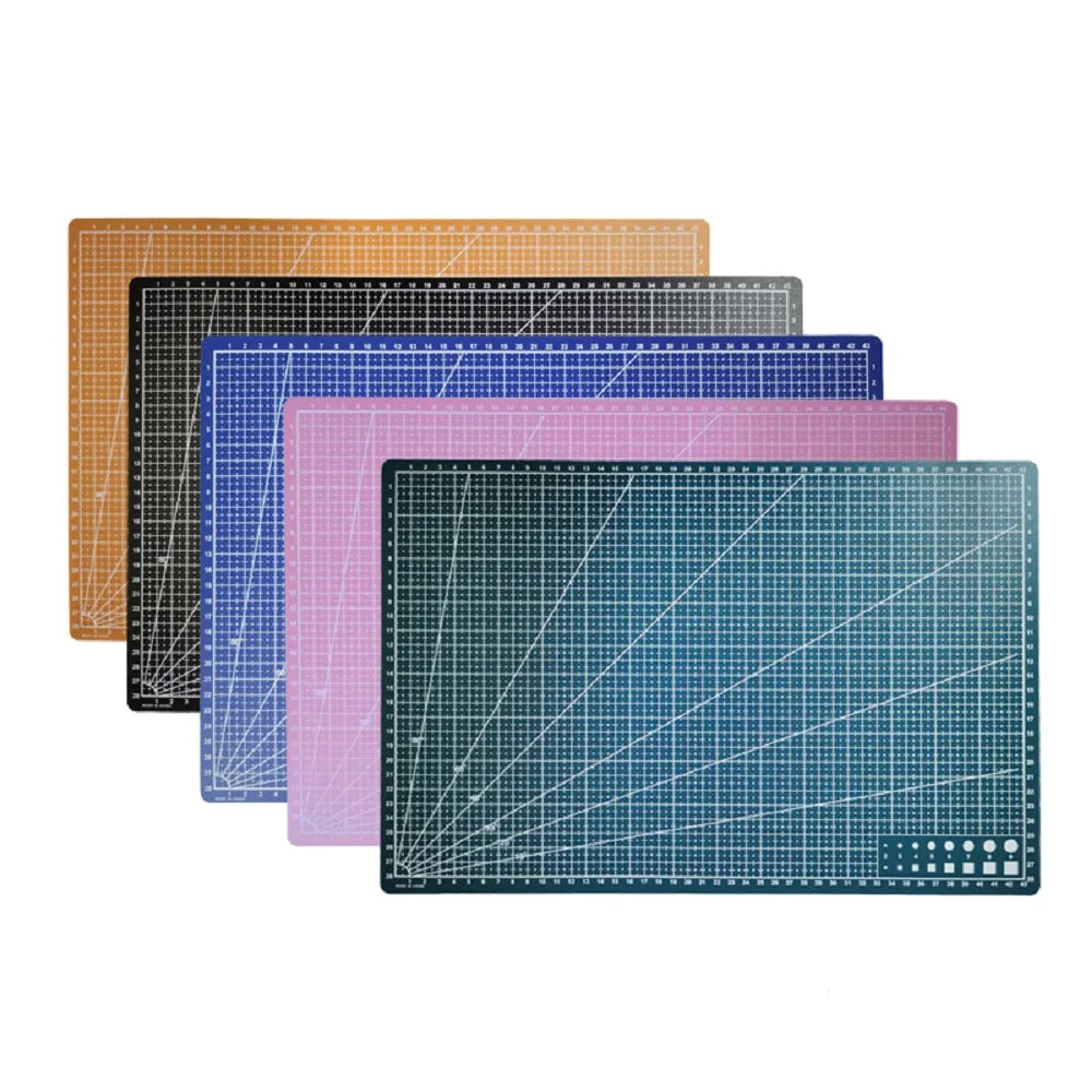 A3 PVC Cutting Mat Single Side Patchwork Cut Pad for Workbench Patchwork Sewing Manual DIY Knife Engraving Leather Cutting Board