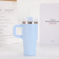 14oz Car Mug with Handle Double-layer Vacuum Coffee Cup Portable Sport Water Bottle 304 Stainless Steel Travel Thermal Cup