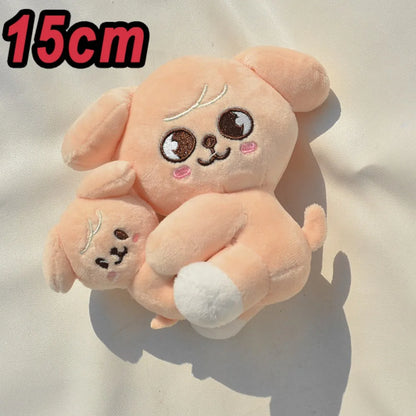 *SKZOO Kpop Plush Toys,Wolf Bear Foxes Duck Cartoon Cute Plush Animal Backpack Dolls, Large Messenger Bag, Throw Pillow, Gift