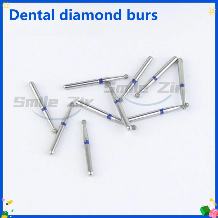 50Pcs Dental Dentist Diamond Burs Drill FG 1.6mm Bur for High Speed Handpiece FG Dental Bur Stomatology Dentistry Grinding Tools