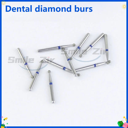 50Pcs Dental Dentist Diamond Burs Drill FG 1.6mm Bur for High Speed Handpiece FG Dental Bur Stomatology Dentistry Grinding Tools