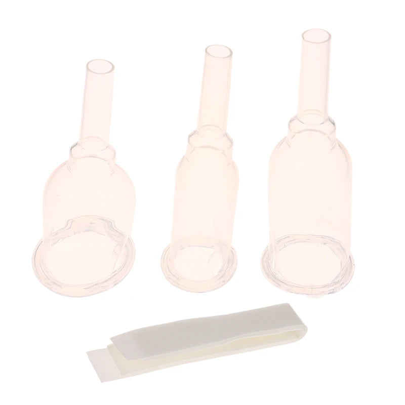 Size S M L Sterilized Comfortable Medical Silicone Male External Catheter Self Adhesive Silicone Catheter External