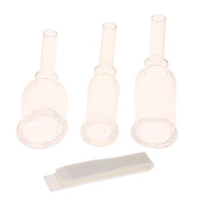 Size S M L Sterilized Comfortable Medical Silicone Male External Catheter Self Adhesive Silicone Catheter External