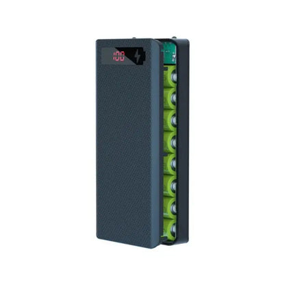 DIY Power Bank 10/8*18650 Battery Holder Battery Box Micro Type C Dual USB Ports Phone Charger 18650 Detachable Powerbank Case