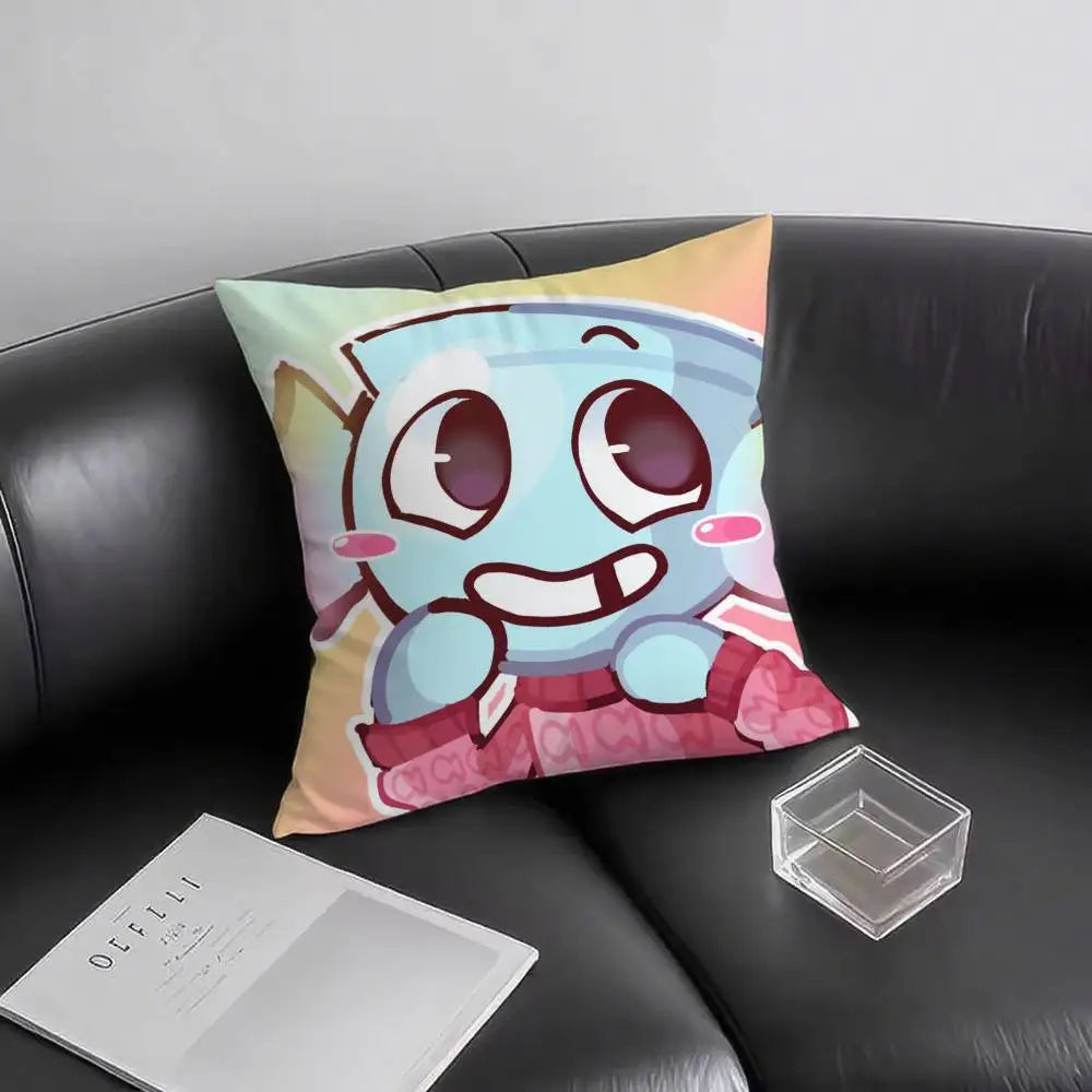 1pc Anime D-Dandys World Finn Pillow Case Fashion Square Pillowcase Bedroom Sofa Room Ins Decoration Leisure