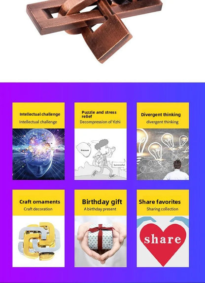 Popular Brain Challenge, STEM Logic Training, Reverse Thinking Exercise, Cross - Border Blockbuster Educational Toy