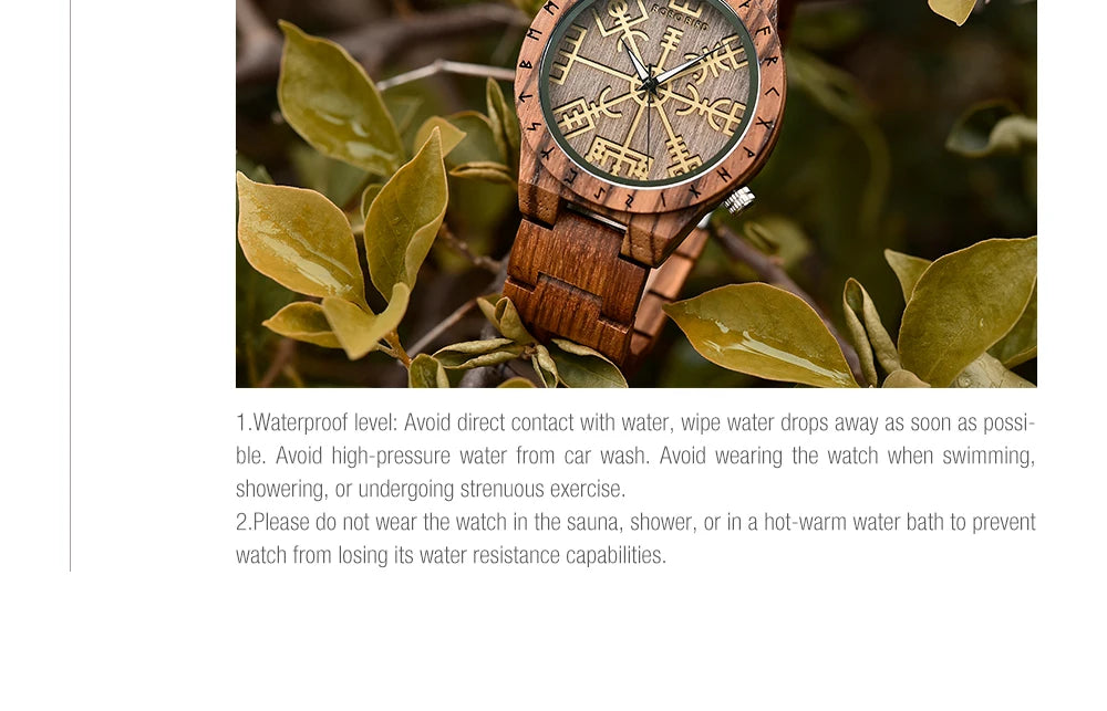 BOBO BIRD Wood Watches Relogio Masculino Watch for Men Viking Warriors Symbol Relojes Para Hombre часы мужские Logo Custom