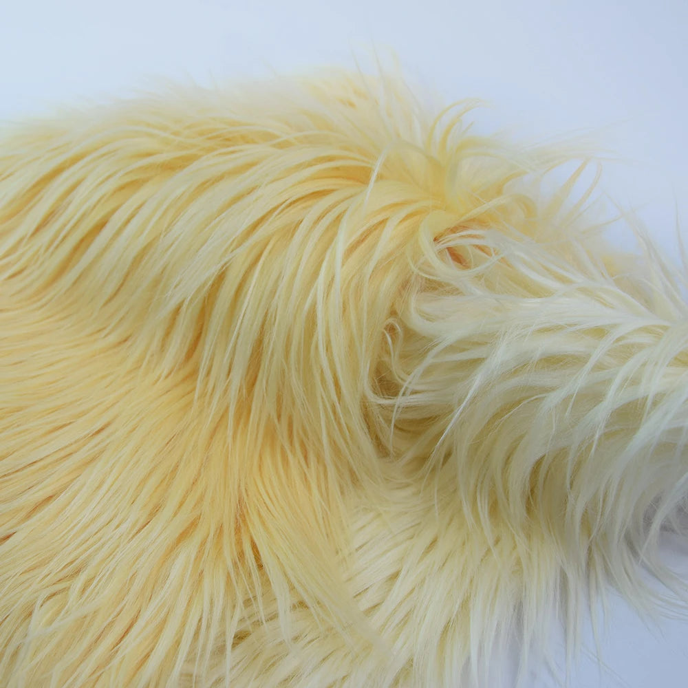 8cm Pile Length Imitation Fur Fabric Diy Cosplay Clothing Hairy Fur Fabric Bundle Long Hair Plush Fabrics By Meters Liquidations