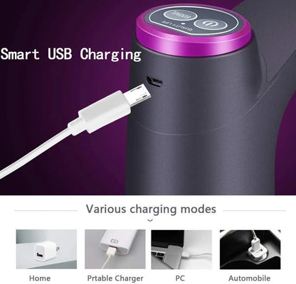 Portable USB Charging Electric Water Dispenser,2-5 Gallon Drinking Water Jug Pump for Home, Kitchen, Office, Camping Essentials