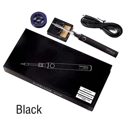 USB Soldering Iron Wireless Charging Electric Solder Iron 5V 8W Fast Charging Lithium Rechargeable Portable Repair Welding Tools