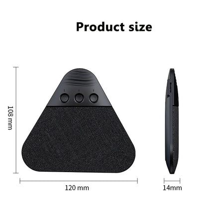 Mini Sleeping Bluetooth Speaker Rechargeable White Noise Sleep  Aid Soundbar Wireless Music Player Support TF Card Timed Shutdow