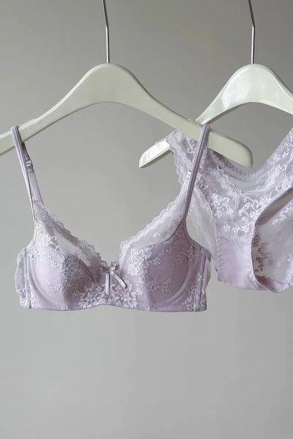 Ultra Comfort French Lace Bra, Demi Cup Underwire Lightweight for Large Bust, Anti Sagging Support Summer Sexy BANERDANNI Sexy B