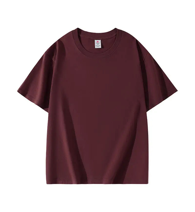 3pcs/lot Custom Workwear 100% Cotton T Shirt 220g Printed Embroidered Team Group Clothing Personalized Work Clothes Uniforms