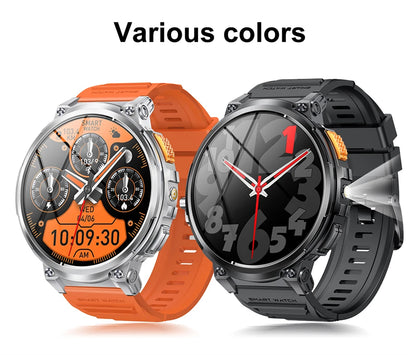 LIGE 1.85-inch AMOLED Smart Watch Men with LED Flashlight IP68 Waterproof Smartwatch 730mAh Bluetooth Call Smartwatches For Men