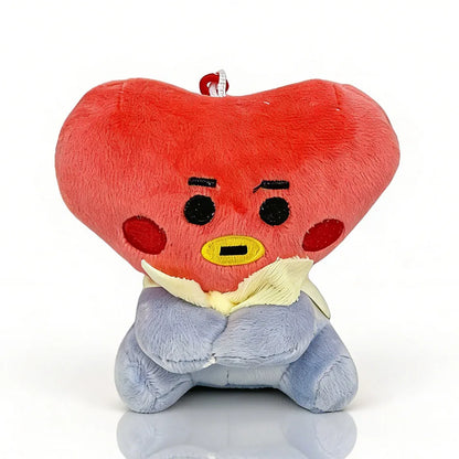 B-T-21 Plush Doll Keychain Koay Shooky Mang Cooky Cute Stuffed Pendant Backpack Ornament Gift for Fans Bag Decor