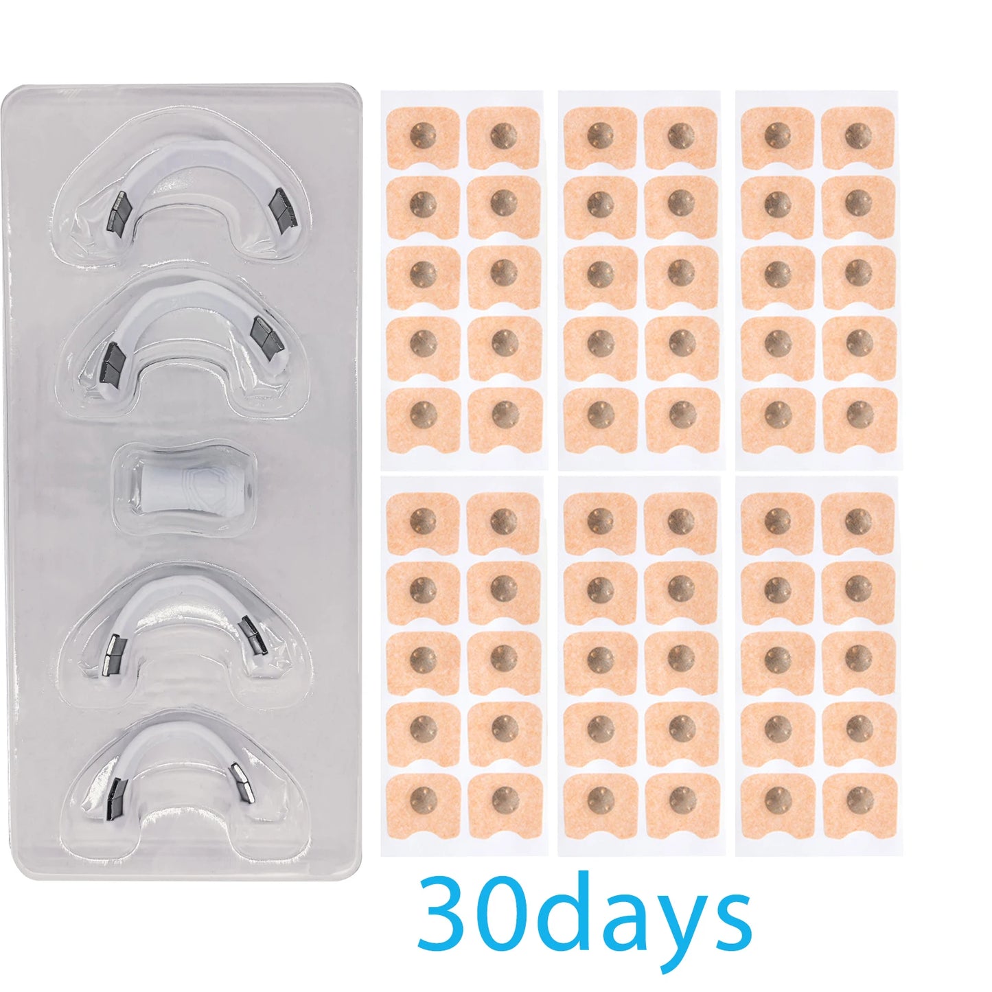 2026Anti-Snoring Nasal Strips Kit Magnetic Nose Strips for Nasal Breathing Dilators Sports Air Improvement And Better Sleeping