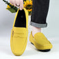 Men's Sleek Metal-Buckle Driving Loafers, Men's Daily Casual Slip-On Footwear, Men's Reinforced Abrasion-Resistant Footwear