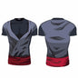 New Cosplay Printed Clothing Fitness Running T shirt Men O-Neck Cartoon Bodybuilding Sport Shirts Tops Gym Men T shirt
