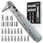 24 in 1 Right Angle Ratcheting Screwdriver Set 36-Tooth Mini Ratchet Socket Sleeve Wrench Set Car Repair Tool Hand Tools Key Set