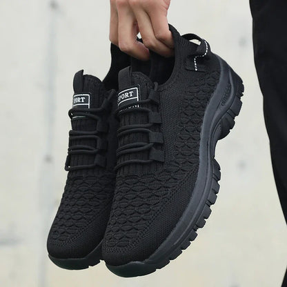 Men Sneakers Thick Soled Casual Shoes Men Cushioning Sports Shoes Lightweight Outdoor Walking Shoes Plus Size 39-46 Sneakers Men