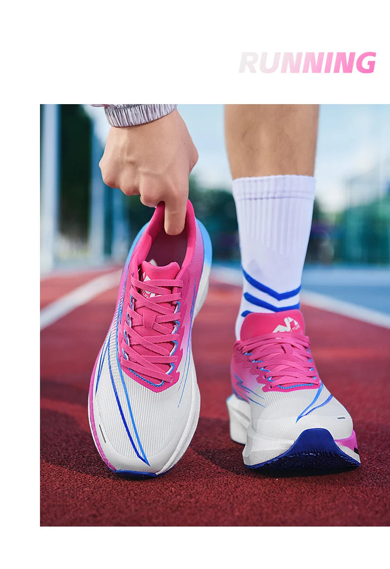 Running Shoes Original Man Carbon Plate Marathon Sports Shoes Cushion Lightweight Woman Comfortable Athletic Speciality Sneakers