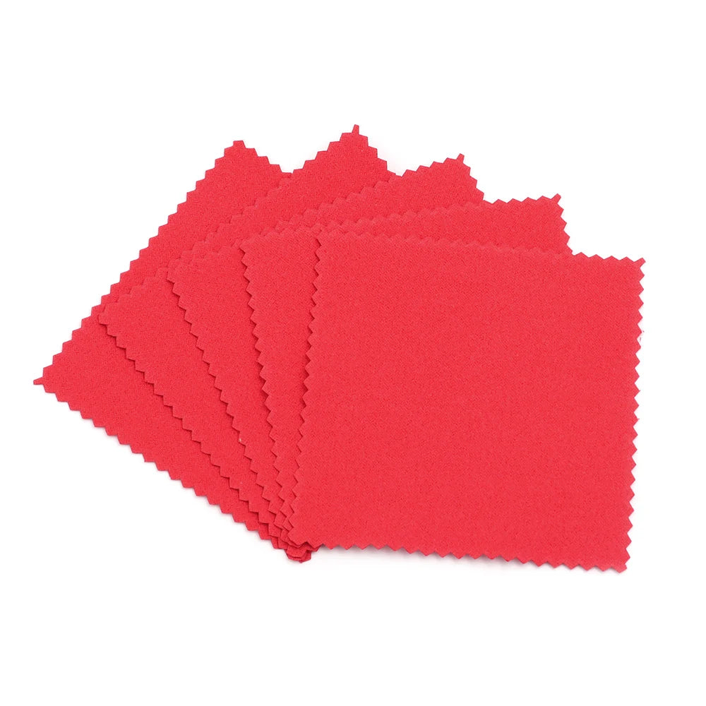 20/50pcs Polish Polishing Cloth Silver Color Cleaning Polishing Cloth Soft Clean Wipe Wiping Cloth For Silver Gold Jewelry Tool