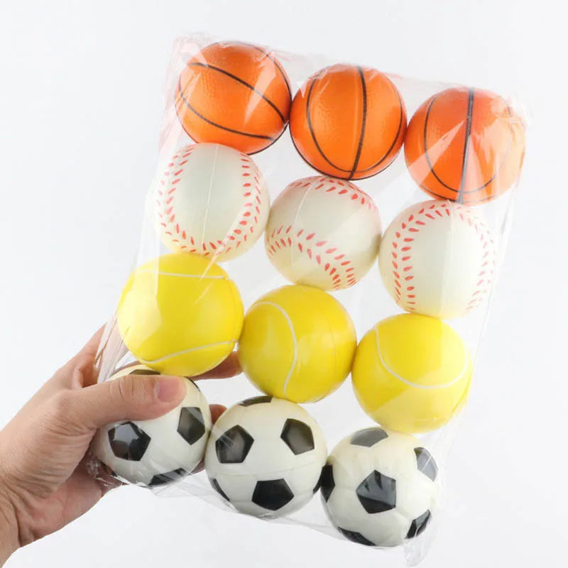 6Pcs Squeeze Ball Stress Relief Ball Funny ADHD Autism Toys Therapy Fidget Anti Anxiety Juguetes Divertidos Y Novedoso