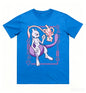 Pokémon Mewtwo Mew Printed Pure Cotton T-shirt for Men and Women Spring/Summer New Collection Fashion Short Sleeved Shirt