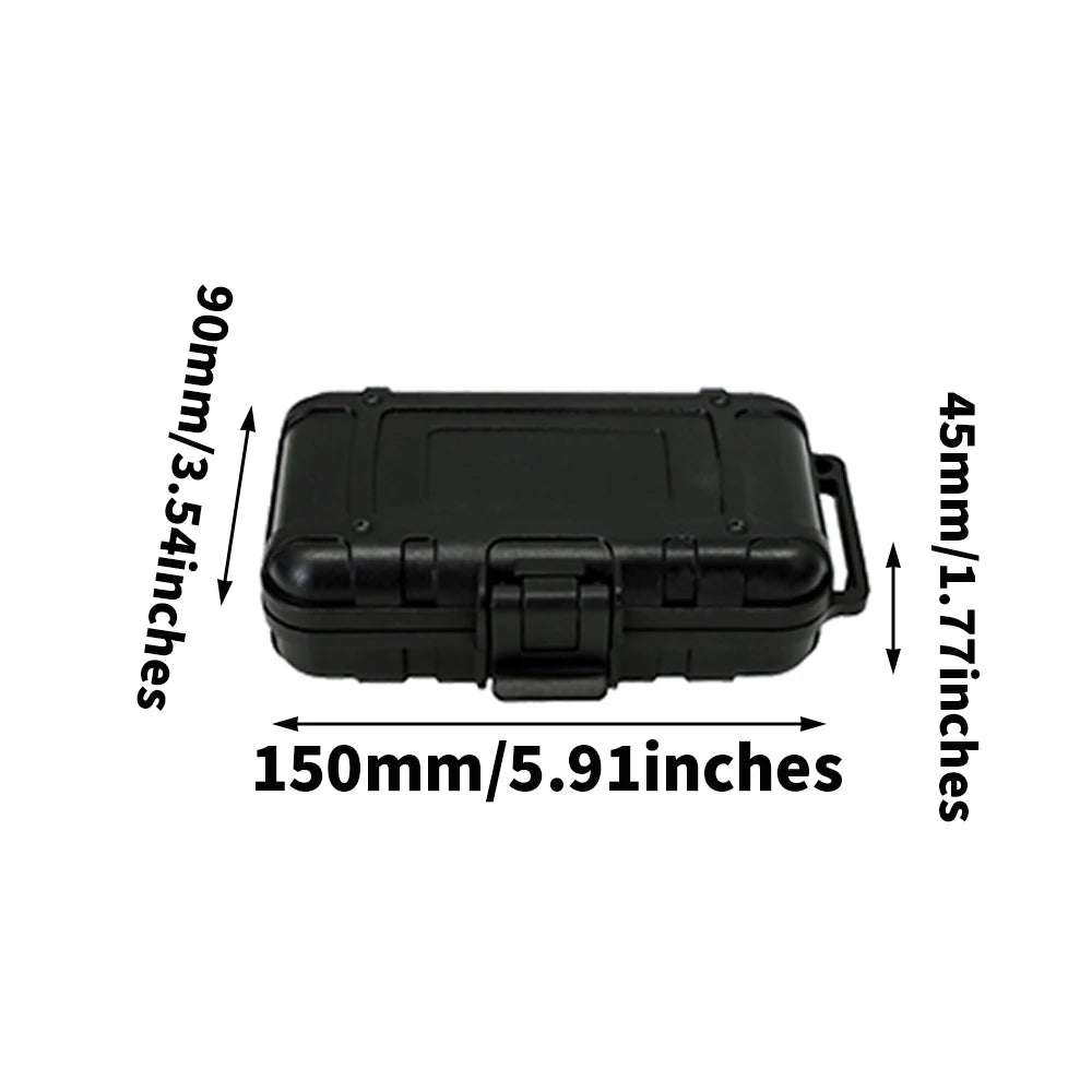 HONEYPUFF Sealed storage box storage tank with strong magnet UV protection storage tube Portable Car Organizer Car Storage Box