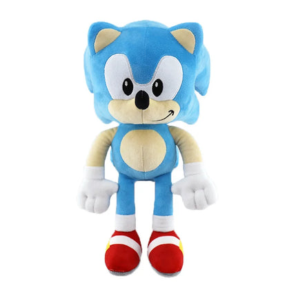 Hot 30CM High Quality Sonic Plush Toy Hedgehog Knuckles Tails Cute Cartoon Soft Stuffed Doll Birthday Gift for Children