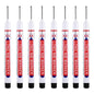 8Pcs/Set 20mm Deep Hole Long Nib Head Markers For Metal Perforating Pen Waterproof Bathroom Woodworking Decoration Multi-Purpose