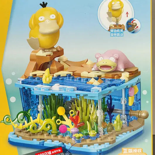 Pokemon Cartoon Pikachu Building Blocks Bulbasaur Toy Children's Assembled Model Pet Elf Kid Children Gift Compatible With Lego