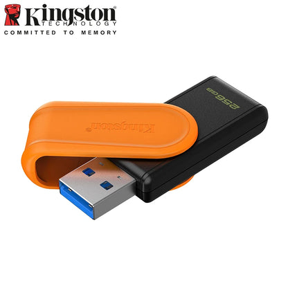 Kingston DataTraveler Exodia S USB Flash Drive 64GB 128GB 256GB 512G USB 3.2 Gen 1 Pen Drive Black DTXS Flash Drive for Computer