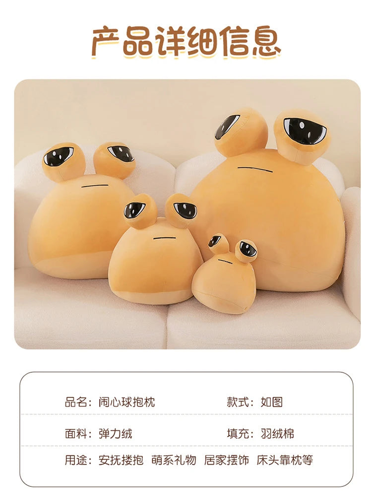 13-40cm My Pet Pou Kawaii Plush Toy Stuffed Animal Game Soft Anime Doll Cotton Sofa Sleeping Pillow Birhday Gift for Children